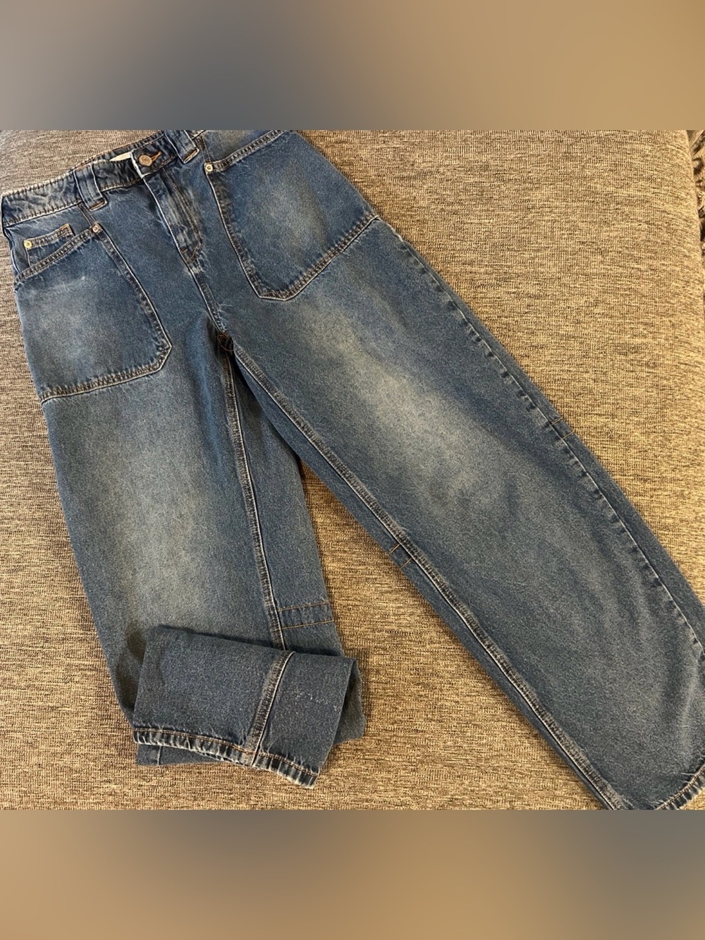 Urban Outfitters BDG Women's High Rise Baggy Jeans Sz 26 (28 Actual) Barrel Fit